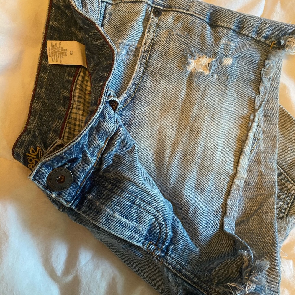 Denim shorts